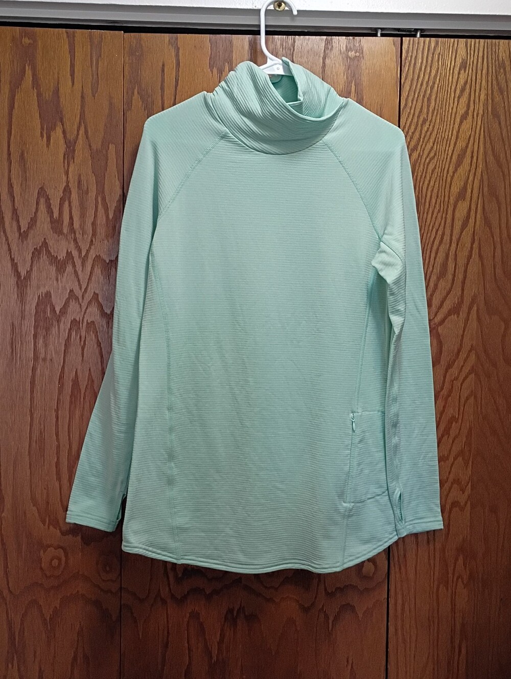 Mint Green Turtleneck Women's Sweater